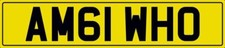 AMG I WHO NUMBER PLATE AM61