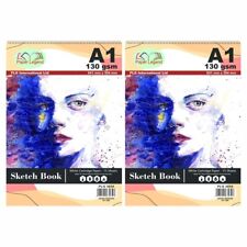 2 x A1 Sketch Pads White