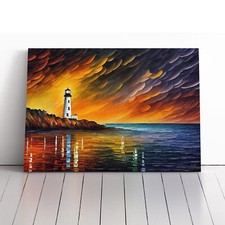 Lighthouse Vol.2 Abstract Canvas Wall Art Print Framed Picture Decor Living Room