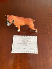 The Loyal Boxer Figurine with Certificate of Authenticity
