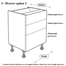 Flat Pack Cream Kitchen