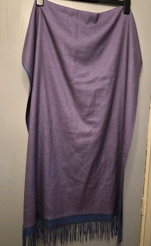 Women purple blue cashmere - purple,