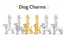 Dog Charms Multiple Breeds 925