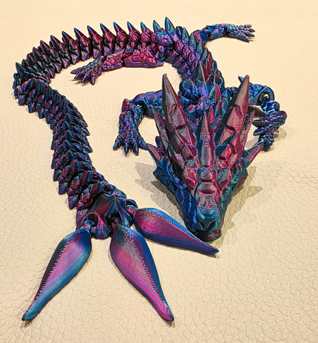 Articulated blue purple - articulated,
