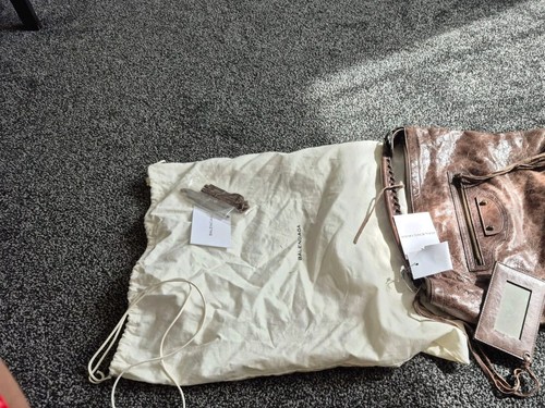Balenciaga brown leather - balenciaga, hobo