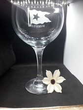 RMS Titanic Gin Glass white