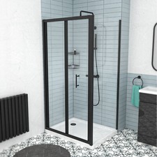 Nes home black 900mm fold - nes, bi-fold