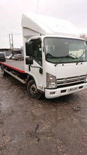 isuzu n75 plant transporter recovery truck with ramps
