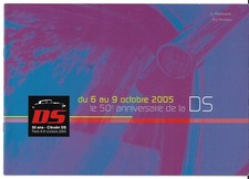 50th Anniversary Of Citroen DS Event Programme 2005 Brochure In French & English