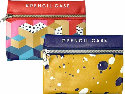 Pencil case zips pen bag - pencil,
