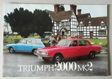 Triumph 2000 MK 2 Brochure