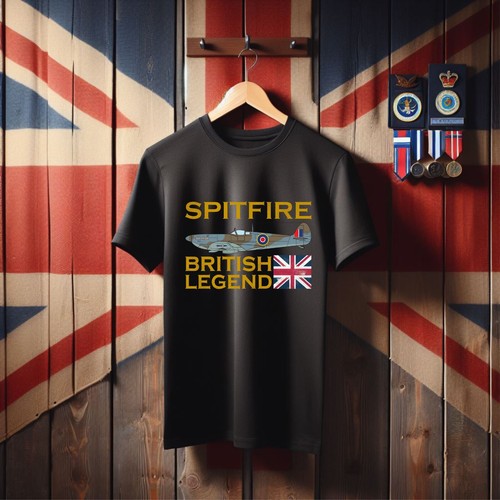 Spitfire tshirt british - tshirt,,