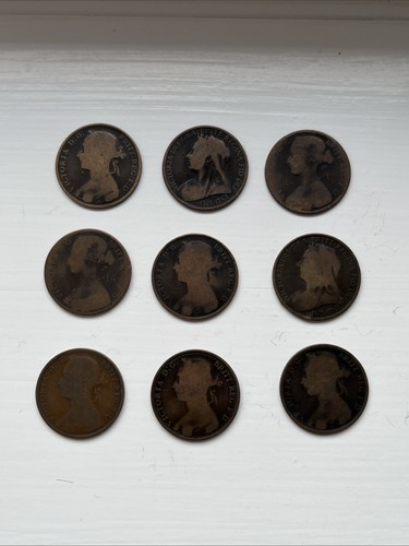 Queen victoria one - 9, penny