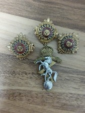 Vintage REME Metal Cap Badge