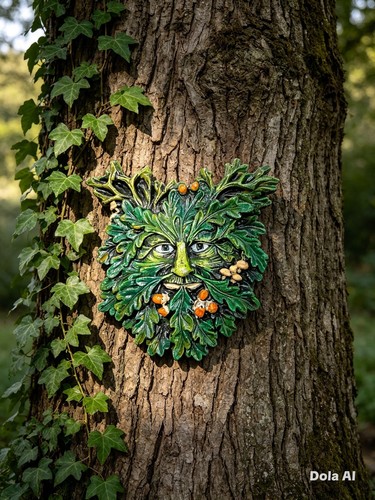 803 green man greenman wall - 803,