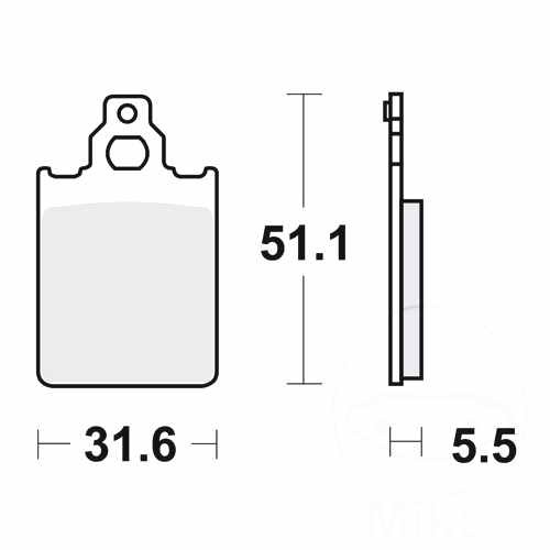 Trw brake pads - brake, front