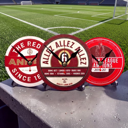 Liverpool beer mat clock - liverpool, fc