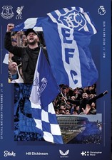 EVERTON V LIVERPOOL PROGRAMME