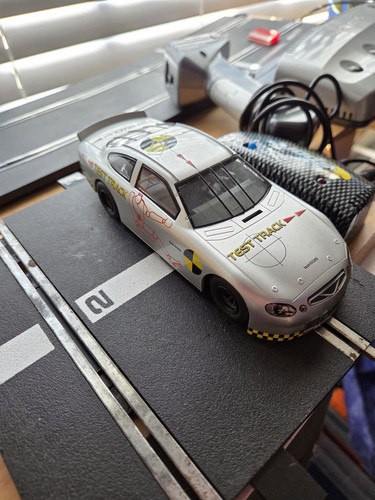 Scalextric silver nascar style - scalextric,