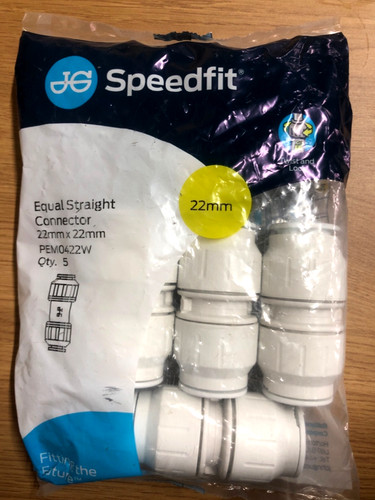 John guest speedfit 22mm - john,