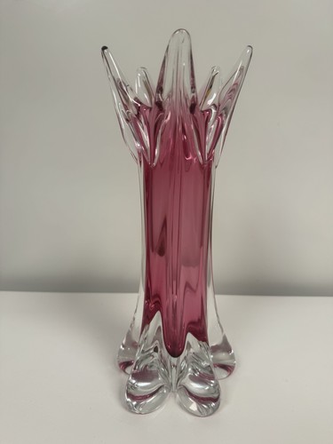Vintage pink clear - clear, art