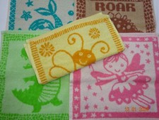 Choice of Children's Face Cloths, Flannels, Wash Cloths for Boys and Girls