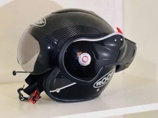 CARBON ROOF BOXER HELMET With Bluetooth