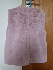 Next Girls Fur Gilet Age 4-5