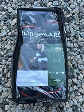 Rambo Ionic Stable Boots (Pair), Black/Black & Orange