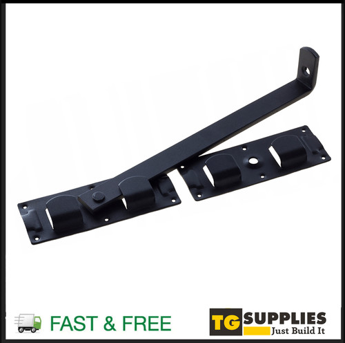 Heavy duty black gate - heavy,