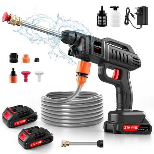 Cordless jet washers/pressure