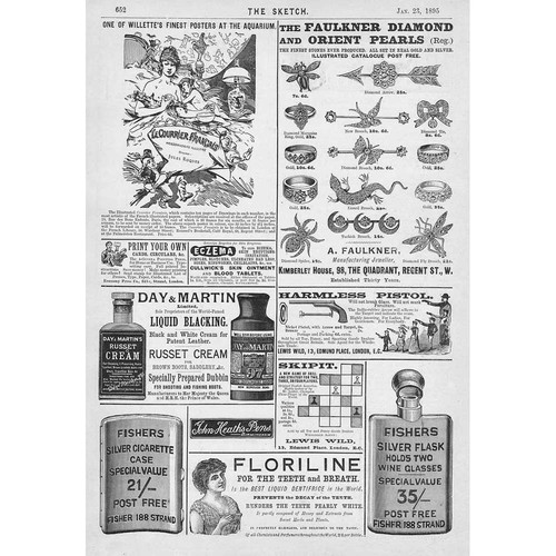 Victorian adverts diamonds - victorian,