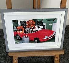 Beryl Cook Top Dog Framed