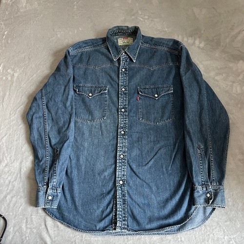 Levi vintage denim shirt - denim,