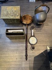 Antique/ vintage Bundle  Brass & Copper Fire Place Items. Coal