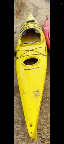 Yellow touring kayak - touring,