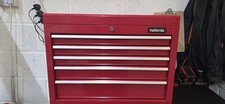 Red Halfords Top Box with 2 Keys. Perfect for Workshop/Garage. Perfect Condition
