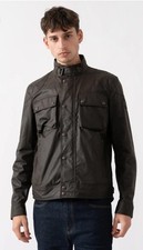 Belstaff RACEMASTER Burnt Oak Wax Jacket Mens 38 Rrp £ 450 S310