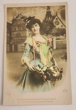 Woman With Flowers Easter