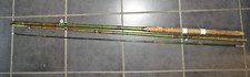 Ogdens Smiths London Green Black Bamboo Cane Fishing Rod 3 Sections Cork 400cm