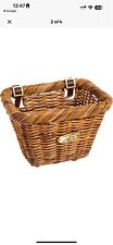 Nantucket Bike Basket classic design with leather straps  