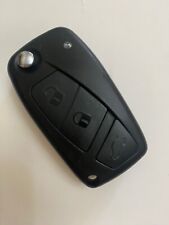 Black 3 Button Remote Key Fob Fits Fiat Fiorino Nemo Bipper Doblo Panda Stilo