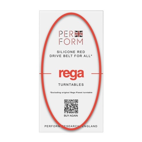 The rega red turntable drive - red,