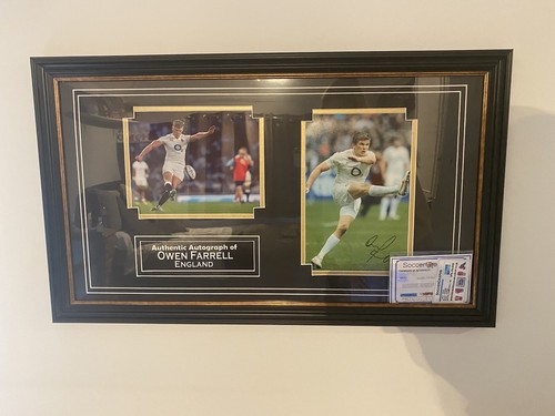 Autographed owen farrell - owen,