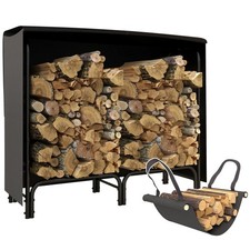 Outsunny 4FT Firewood Rack