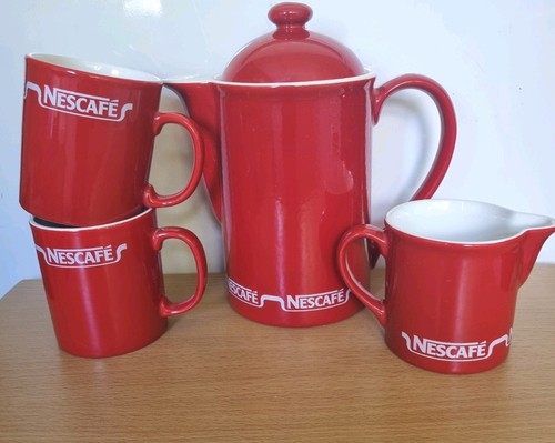 Nescafe coffee pot set - coffee, mugs