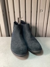 Hotter County Boots Blue Suede