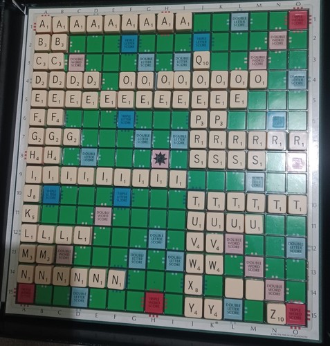 Scrabble deluxe board - deluxe, game