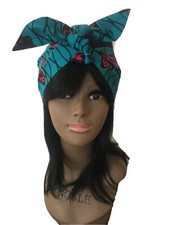 African Print Self Head Tie