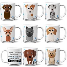 Personalised dog mug funny - personalised,